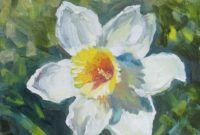 Narcissus 'Flower Record' (Large-Cupped Daffodil)